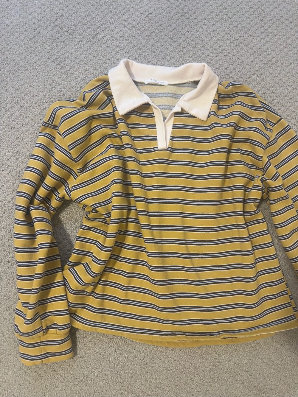 Oversized Rugby Polo made in koreas